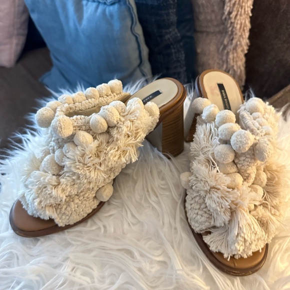 Zara pom Pom heels size 39 - Picture 7 of 7